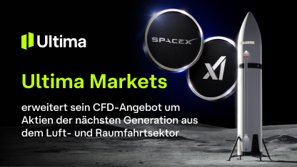 Ultima Markets erweitert sein CFD-Angebot um Aktien der nächsten Generation aus dem Luft- und Raumfahrtsektor